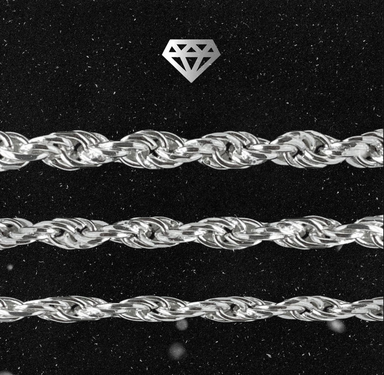 Cadena torzal Plata .925