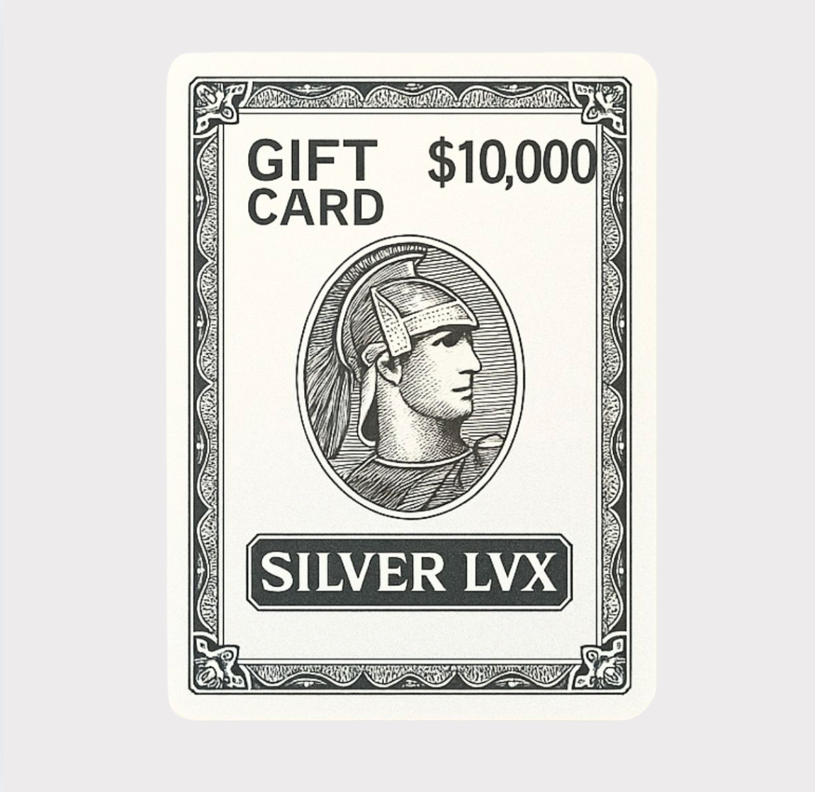 Tarjetas de regalo Silver LvX