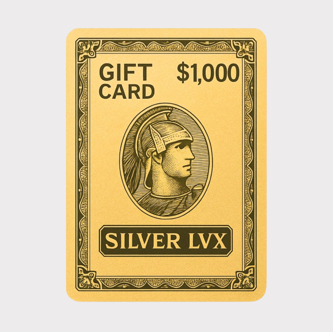 Tarjetas de regalo Silver LvX