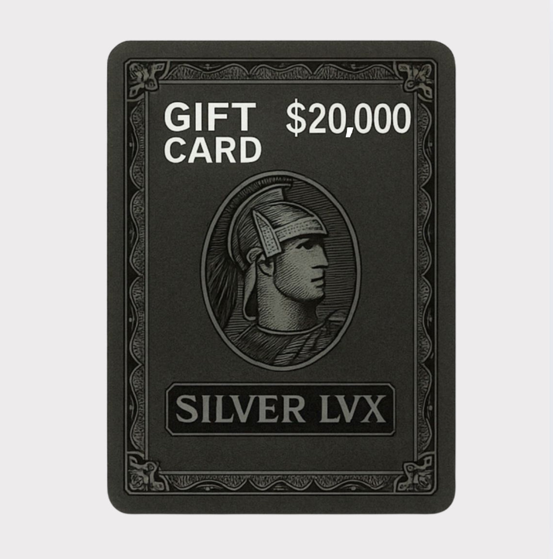 Tarjetas de regalo Silver LvX