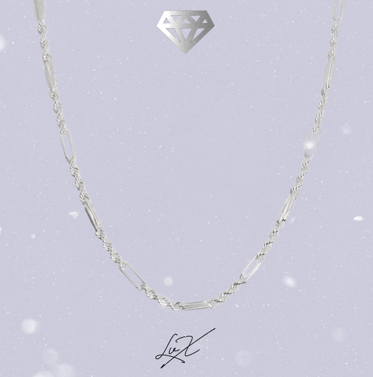 Cadena Torzal Fígaro plata .925