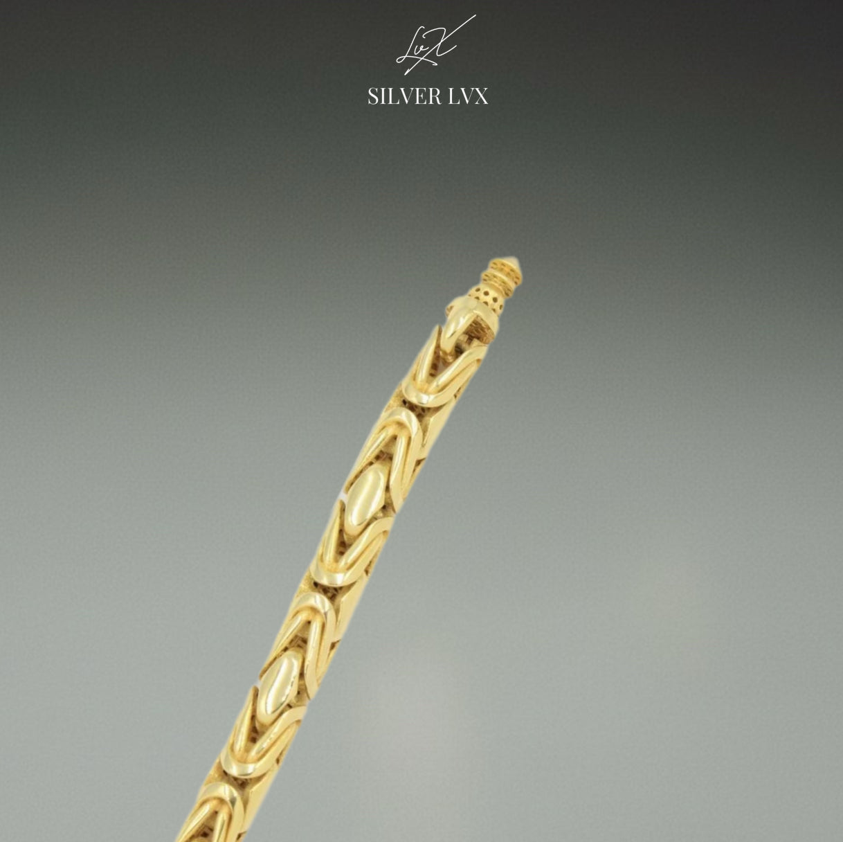 Pulso Mónaco Chain 14K Rey