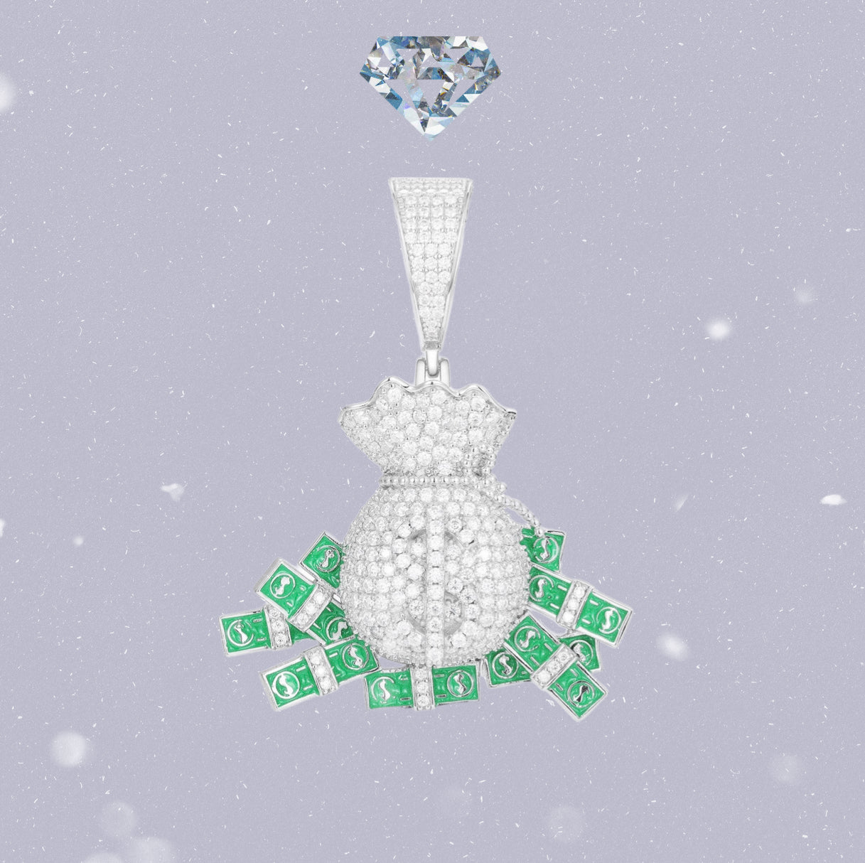 DOLLAR BAG MOISSANITE
