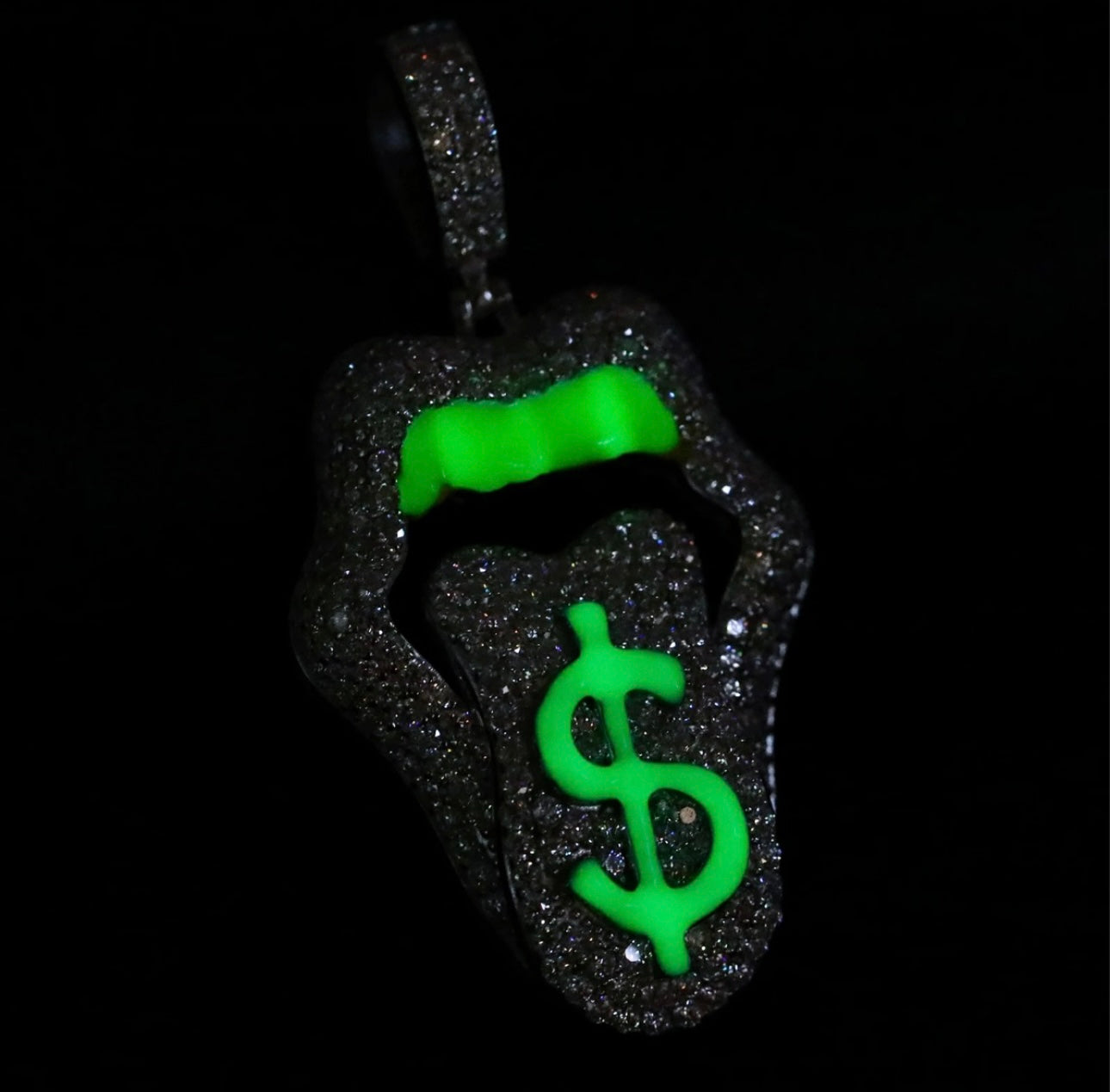 Dije MONEYTASTE MOISSANITA GLOW IN DARK