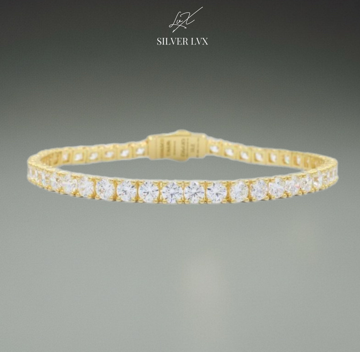 Pulso Mónaco chain aqua 14k Swarovski