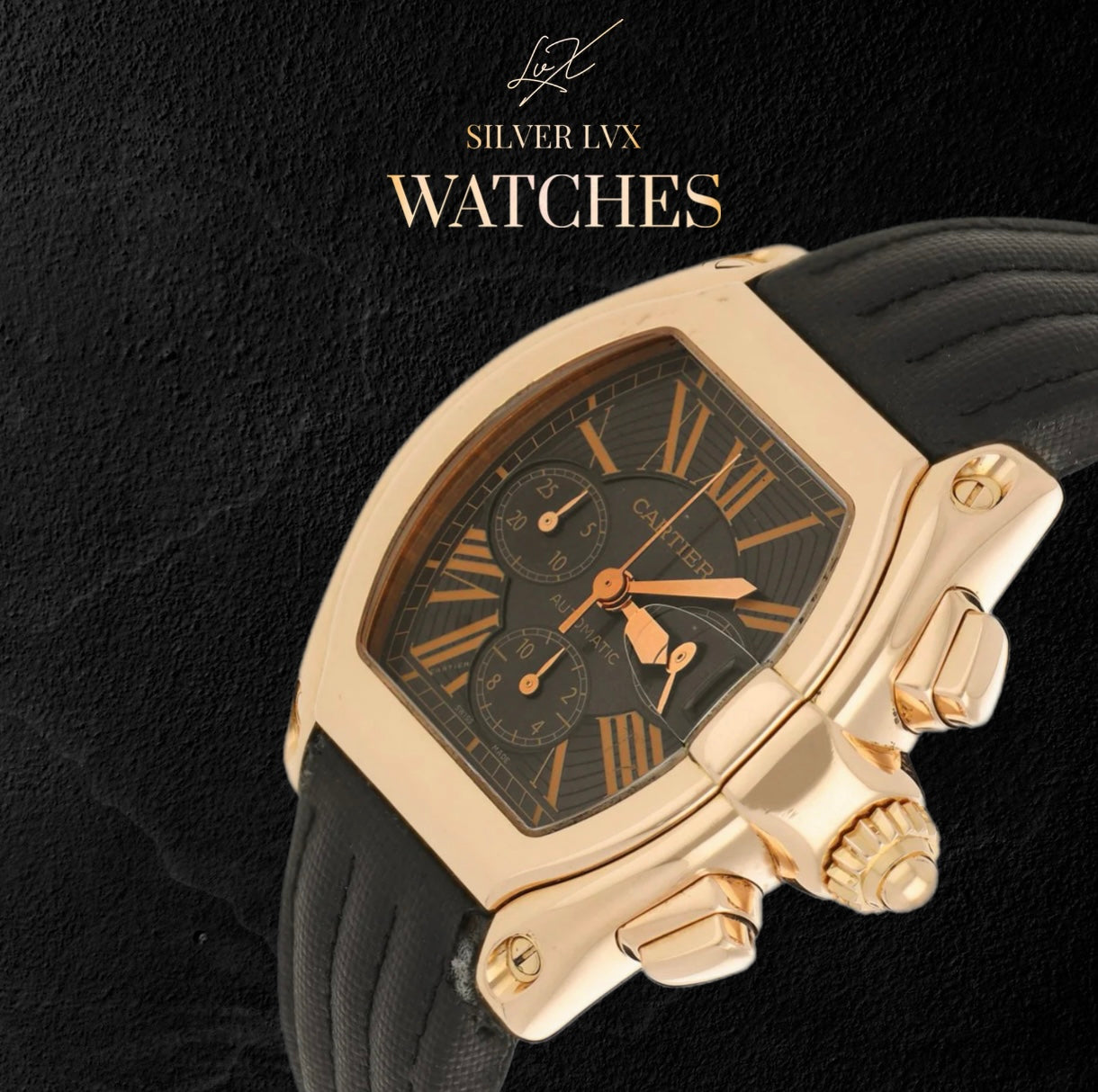 Cartier Roadster 18K oro rosado