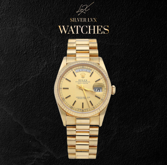 Rolex Oyster Perpetual Day-Date en oro dos tonos 18K