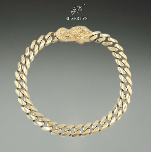 Pulso San Judas 14k Tejido Barbado